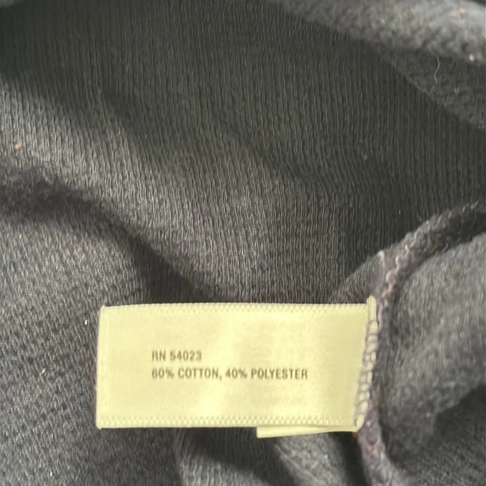 Gap navy blue crew neck waffle knit thermal long sleeve shirt